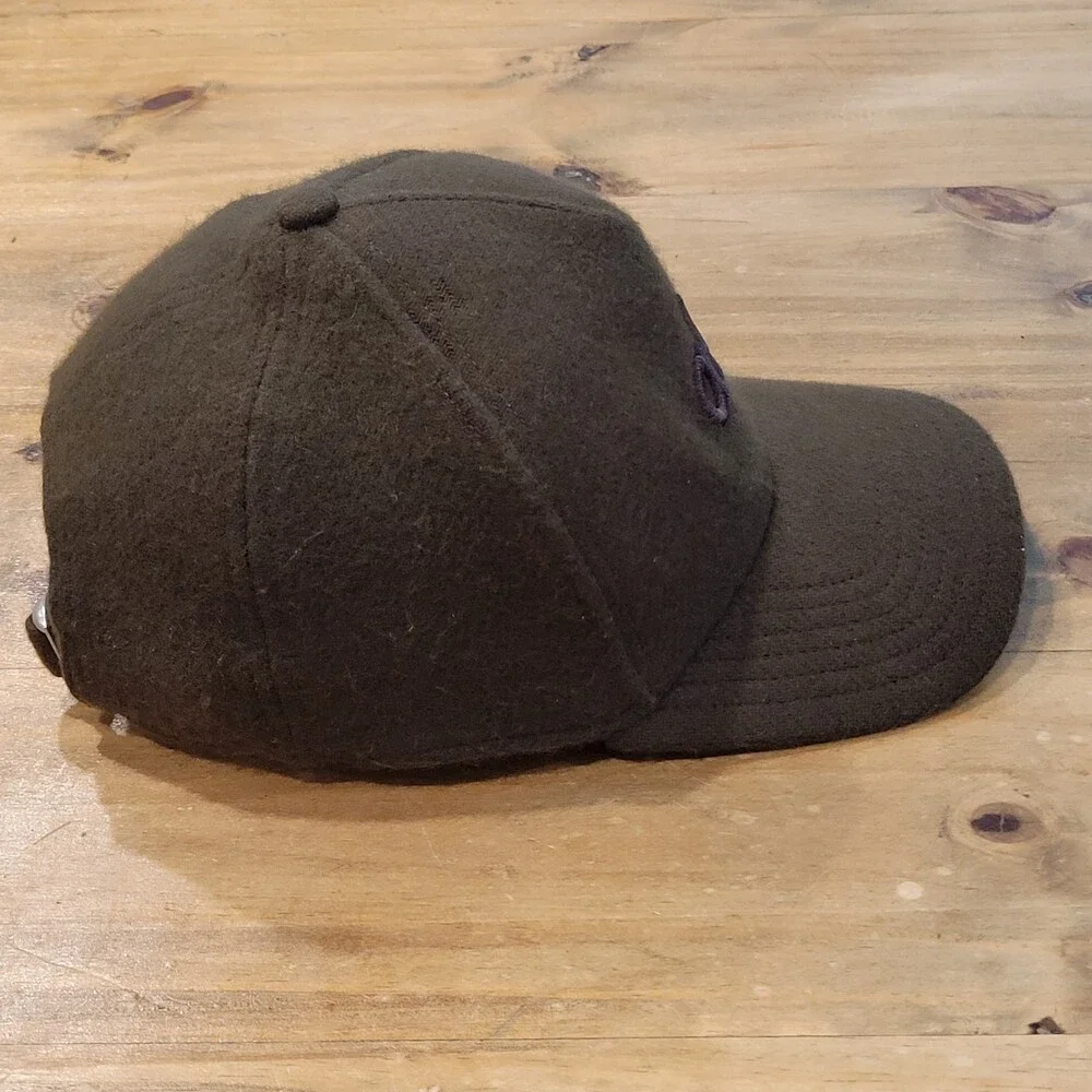 Alo Hat Cap Brown Strap Back Wool Nylon Cashmere Blend One Size District